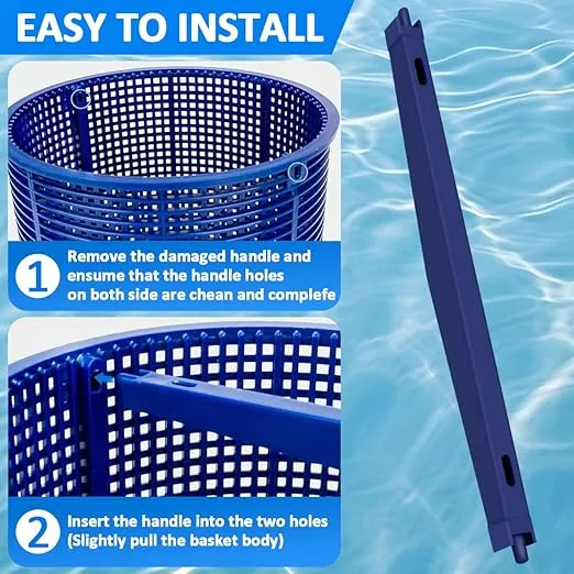 SPX1082N2 Replacement Handle for Hayward Swimming Pool Skimmer Basket SPX1082CA & Aladdin B-152 Baskets Handles Fits Hayward Automatic Skimmers SP1082 SP1083 SP1084 SP1085 SP1086 (1, Blue)