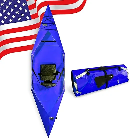 Tucktec 10' PRO Foldable Kayak - Full Size Folding Kayak - Portable Kayak for Adults - Made in USA