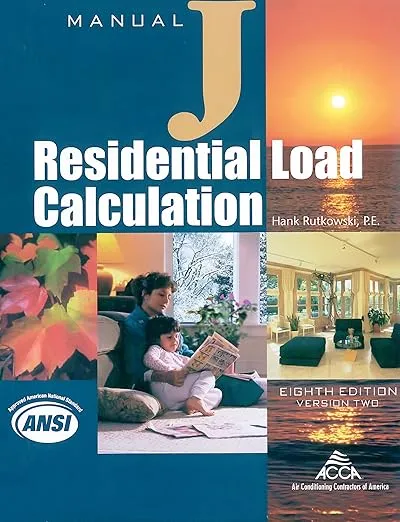 Residential Load Calculation Manual J®, Eighth Edition, Version 2.50