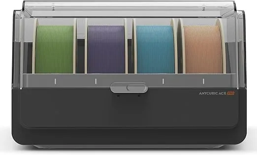 Anycubic ACE Pro Only Box- Multi Color 3D Printer Automatically Filament System, Filament Dryer Box, Nozzle Clog Detection, Filament Runout and Winding Detection Compatible with Kobra 3 3D Printer