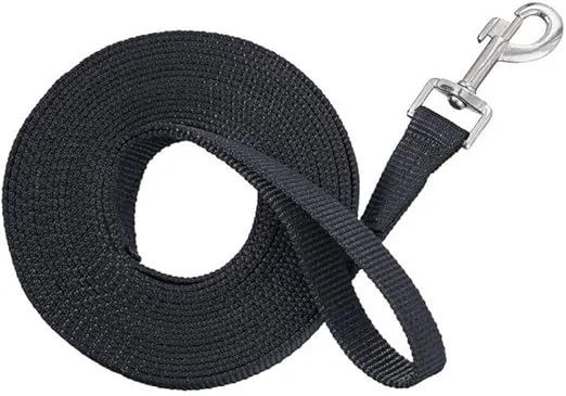 Tough 1 Nylon Web Lunge Line, Black, 1" x 20'