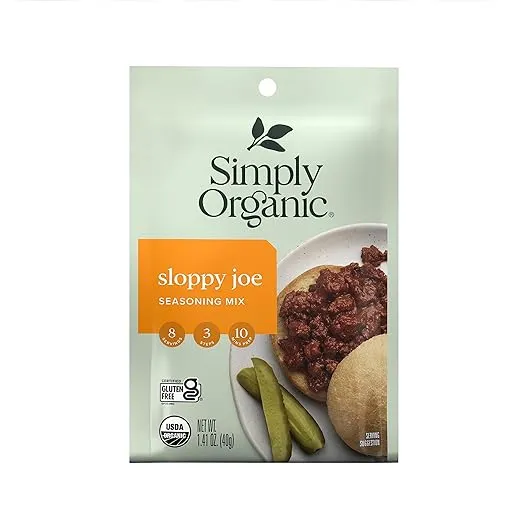 Simply Organic Sloppy Joe, Certified Organic, Gluten-Free | 1.41 oz