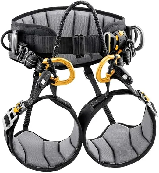 PETZL - Sequoia Tree Care Seat Harness, Black/Yellow, 2