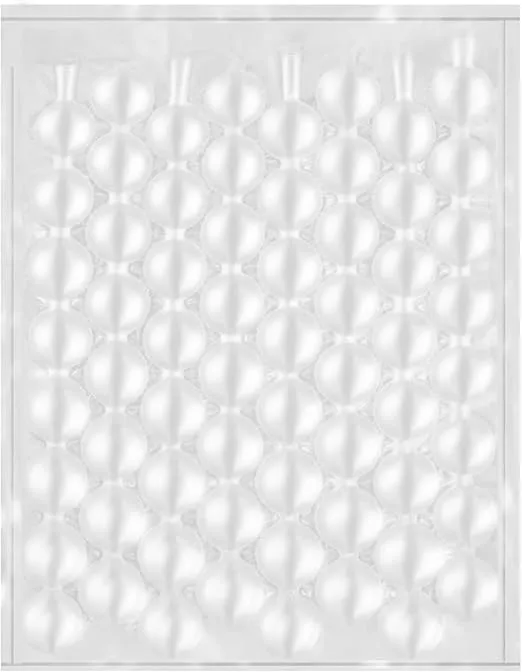 Happybuy Air Cushion Film, 984Ft Length Air Pillow Bubble Bags Film, 16 Inch Width Film, Roll Bubble Bags Film for Wrap Machine