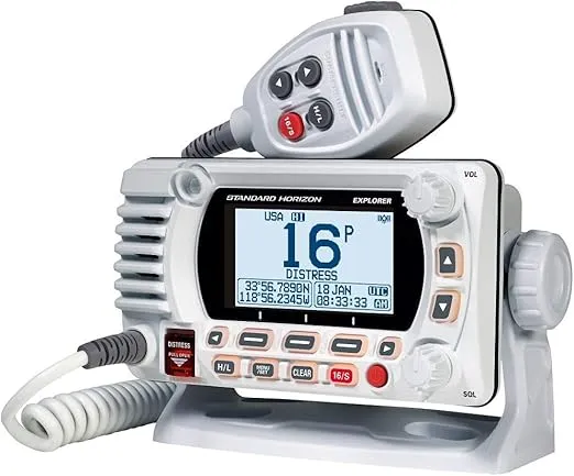 Standard Horizon GX1800G Fixed Mount VHF w/GPS - White