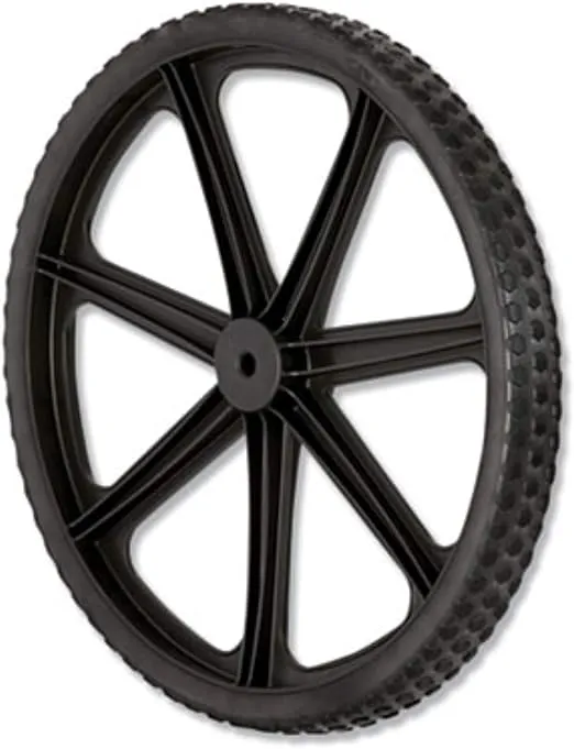 Rubbermaid Commercial M1564200 Big Cart Replacement Wheel, Black