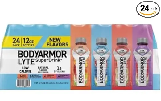 BodyArmors Lyte Sports Drink Variety Pack, 12 fl oz, 24 Pack