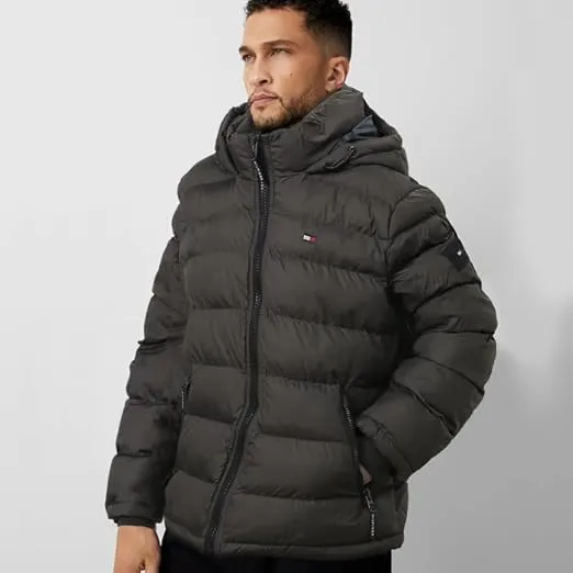Tommy Hilfiger Men's Hooded Puffer Jacket (Standard and Big & Tall)