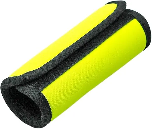 5pcs Neoprene Luggage Handle Wrap for Suitcase Identifier Luggage Makers Covers Wraps Travel Accessories - Fluorescent Yellow