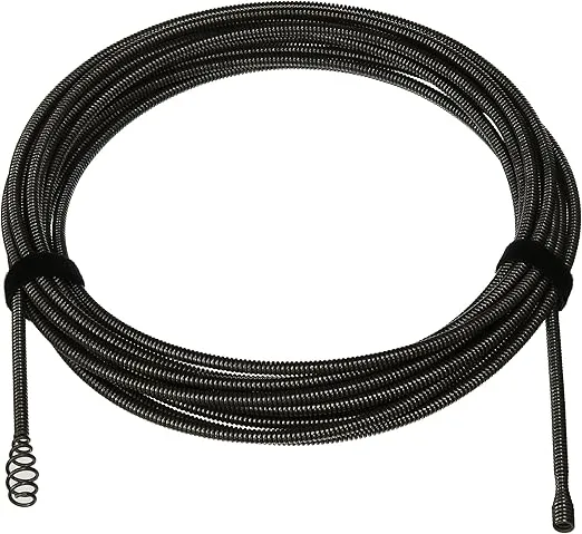 RIDGID 21338 Auto-Spin Replacement Cable, 1/4" x 30'