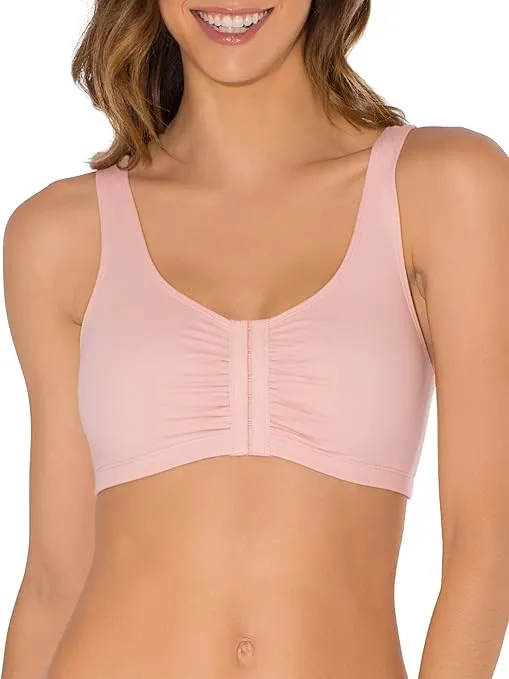 Fruit of the Loom Women's Front Close Builtup Sports Bra