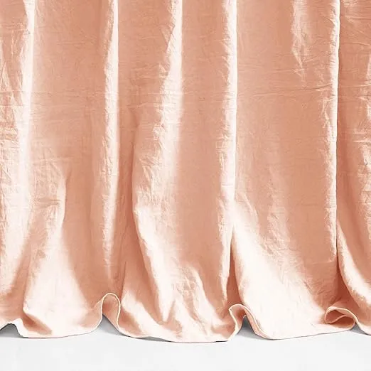 Lush Decor Ruffle Skirt Bedspread Set - 3 Piece Luxurious Farmhouse Bedding Set - Elegant, Charming Ruffle Detail - Timeless Style & Classic Design - Soft and Lightweight - Queen, Blush