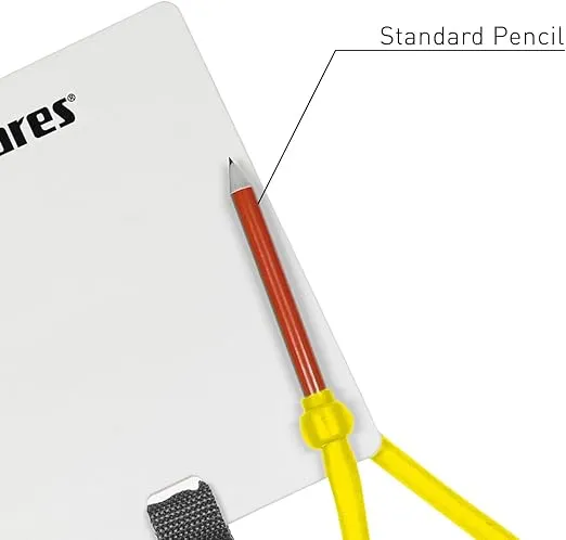 Mares Underwater Slate - 12 x 15 cm Communication Diving Writing Board with Pencil