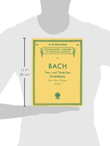 Bach - Two- and Three-Part Inventions for the Piano (Schirmer's Library of Musical Classics Vol. 16)