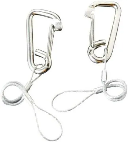 TwentyTwo Designs Coil Leash Telemark Accessory - All Metal, Made in USA