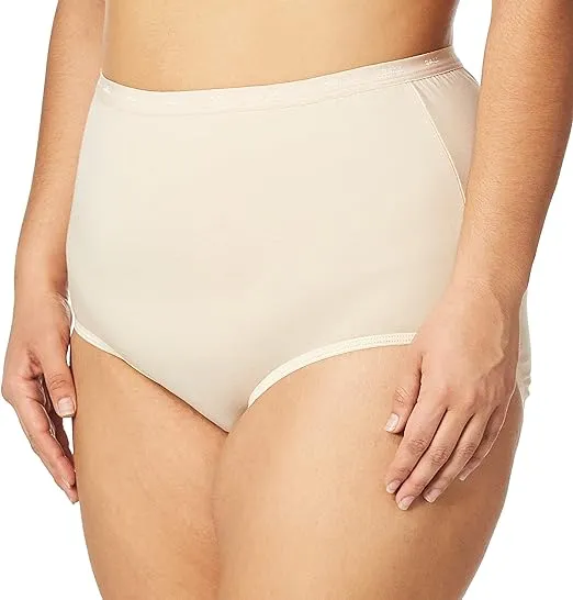 Bali Cut-fit Stretch Brief, Women’s Cotton Underwear, Full Coverage Panties