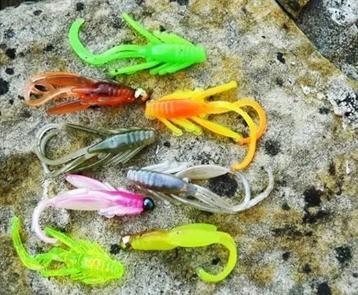 Berkley PowerBait Power Nymph,Chartreuse Silver Fleck,1" (12 Count)