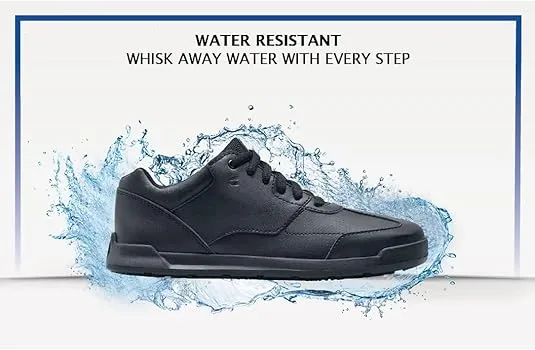 Shoes for Crews Liberty Women's Non Slip Work Shoes - Work & Safety Footwear, Comfortable Water Resistant Womens Food Service Sneakers - Black