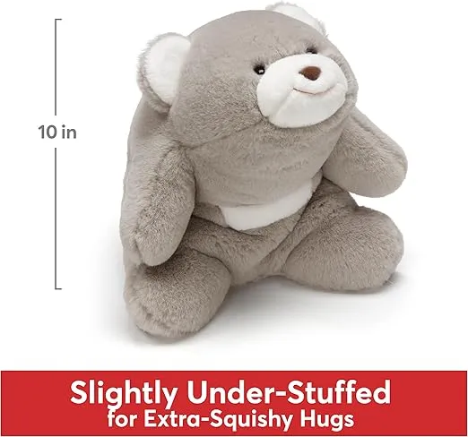 GUND Original Snuffles Teddy Bear, Premium Stuffed Animal for Ages 1 and Up, Gray, 10”