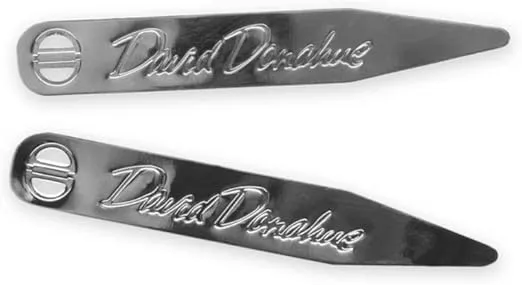 Men's Silver Plated Brass Dress Shirt Collar Stays-18 Count (CS613900)