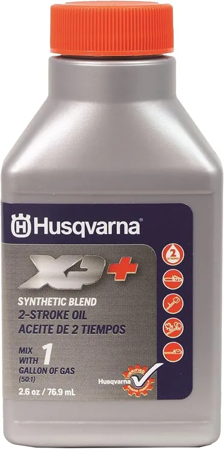 Husqvarna 593271601 XP+ 2-Stroke Engine Oil, Grey, 2.6 oz