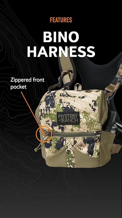 Mystery Ranch Bino Harness 10x Binocular Chest Harness Carrier - Coyote