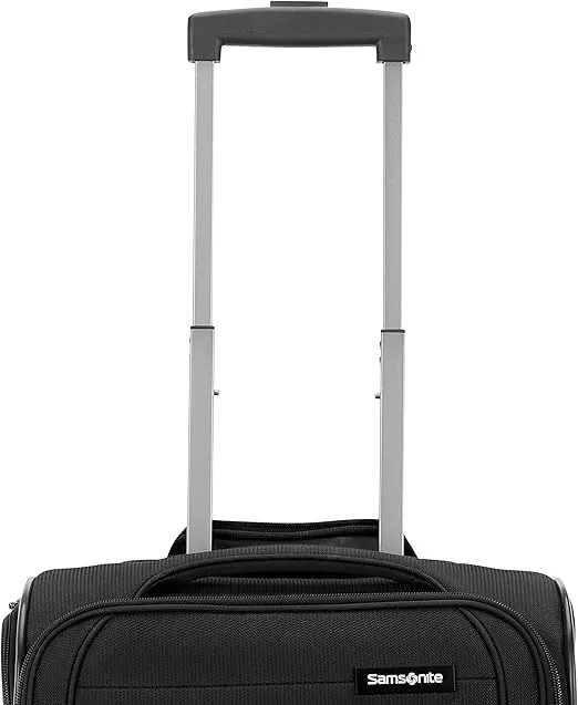 Samsonite Ascella 3.0 Softside Expandable Luggage with Spinners, Black, 2W Underseater