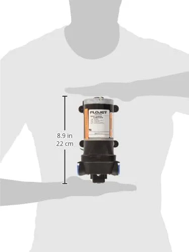 Flojet 04406043A 3.3 GPM 35 PSI 115V Quiet Quad Water Pump System