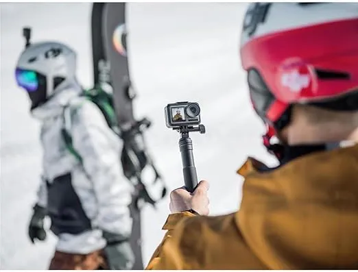 DJI Osmo Action - 4K Action Cam 12MP Digital Camera with 2 Displays 36ft Underwater Waterproof WiFi HDR Video 145° Angle, Black