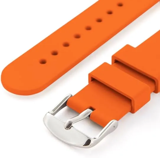 Archer Watch Straps - Silicone Quick Release Soft Rubber Replacement Watch Bands