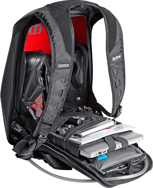 OGIO No Drag Mach 3 Backpack, 19" H x 12.5" W x 6.5" D, Black