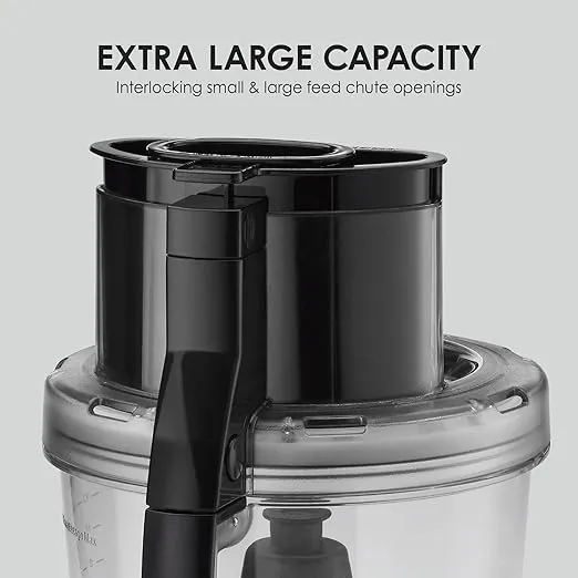 Waring Commercial WFP16S 4 Quart Food Processor, 2 HP Motor, Extra Large Feed Tube, Patented LiquiLock Seal Bowl System, Includes Shredding, Slicing, Whipping Disc and a Standard S blade for Chopping, Pureeing, and Emulsyfying, 120V 5-15 Phase Plug