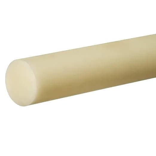 USA Sealing Nylon Plastic Rod, 2" Diameter, 1' Length