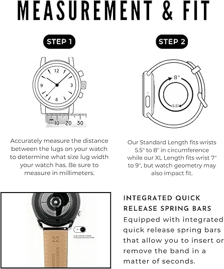 BARTON Elite Silicone Watch Bands - Quick Release - Choose Strap Color & Buckle Color (Stainless Steel, Black PVD or Gunmetal Grey) - 18mm, 20mm, 22mm & 24mm Watch Straps