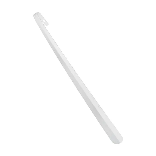 Shoe Horn, Wht, Steel, Latex Free