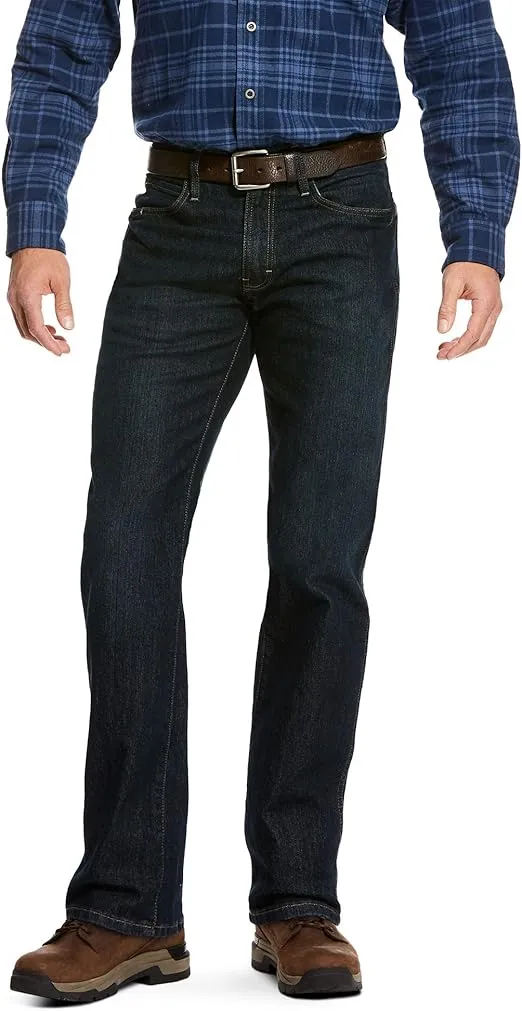 Ariat Men's Rebar M4 Relaxed DuraStretch Basic Stackable Straight Leg Jean
