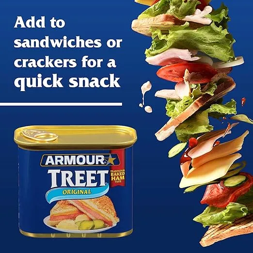 Armour Star Treet Luncheon Loaf, Canned Meat, 12 OZ (Pack of 12)