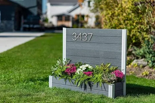 Vita VT17629 Urbana Slate Gray Address Sign