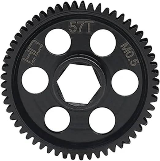 Hot Racing SGRM57M5 Speed Run Main Gear 0.5module 57 Tooth GROM