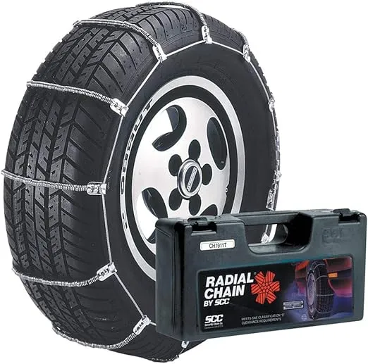 Security Chain Company SC1018 Radial Chain Cable Traction Tire Chain - Set of 2
