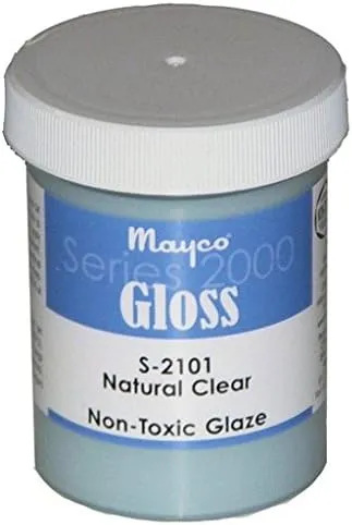 Clear Glaze - Crystal Clear Brushing Glaze - 4oz