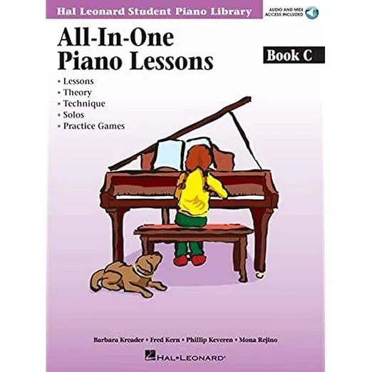 All-in-One Piano Lessons Book C Book/Online Audio (Hal Leonard Student Piano Library (Songbooks))