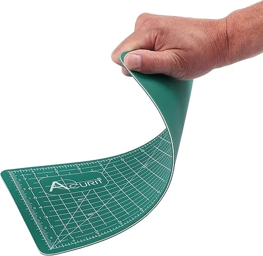 Acurit Self-Healing Cutting Mats - Self-Healing Craft Mats for Cutting, Measurements, Studios, Design, & More! - [Green - 12x18"]