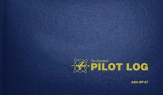 The Standard Pilot Log (Navy Blue): ASA-SP-57 (Standard Pilot Logbooks)