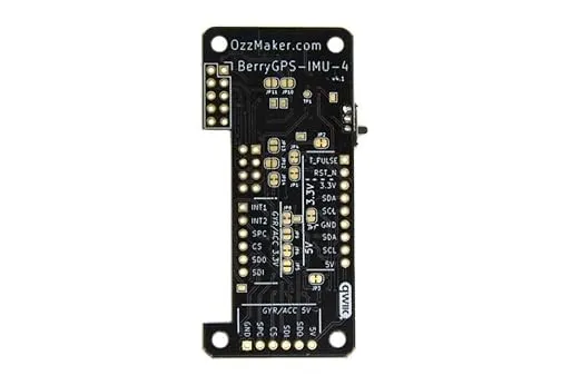 BerryGPS-IMU GPS and 10DOF for The Raspberry Pi - accelerometer, gyroscope, magnetometer and barometric/Altitude sensor