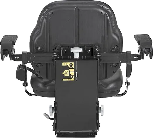 A & I Products Big Boy Suspension Tractor Seat - Black, Model Number BBS108BL