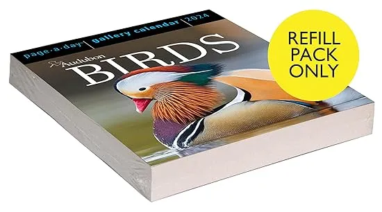 Audubon Birds Page-A-Day Gallery Calendar Refill Pack 2024