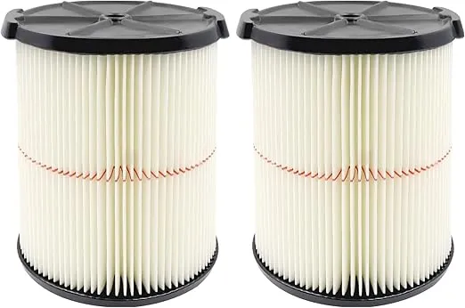Replacement Cartridge Filter For Craftsman 9-38754 Wet Dry Vac Replacement Filter fit for 5-20 Gallon Shop Vacuums CMXZVBE38754 (2 Packs)