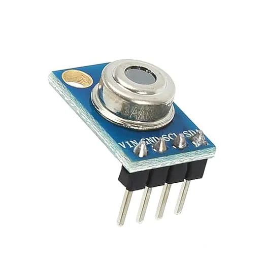 SHILLEHTEK Pre-Soldered GY-906 MLX90614 BAA Non-Touch Infrared Temperature Sensor Module for Arduino, Raspberry Pi, ESP32, and Other Microcontrollers