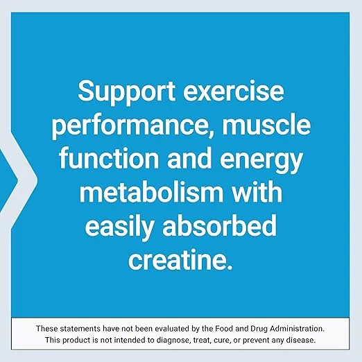 Life Extension Creatine Capsules – Creatine Monohydrate – Promotes Strength, Lean Muscle, Healthy Endurance – Non-GMO, Gluten-Free – 120 Capsules